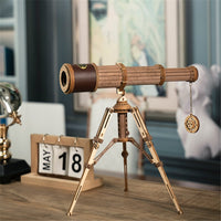 maquette en bois télescope rokr a assembler