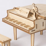 puzzle 3 dimensions en bois maquette piano
