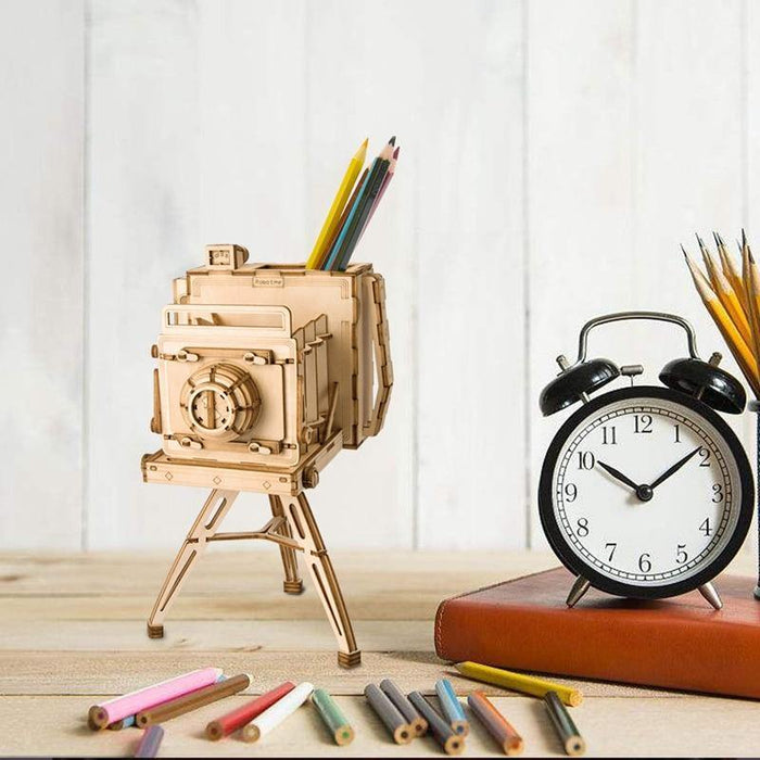 Rolife | Maquette Bois Appareil photo vintage
