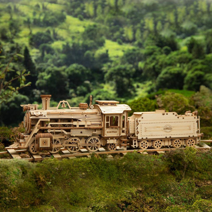 Rokr | Maquette Bois Locomotive à vapeur