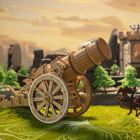 Rokr | Maquette Bois Canon Médiéval sur roues