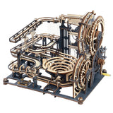 nouveau circuit à billes marble coaster night city rok robotime golemites puzzle 3d en bois