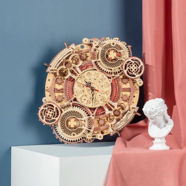 Puzzle Mécanique 3D Bois - Horloge murale romantique - ROKR