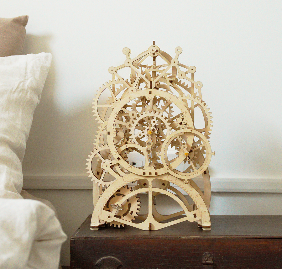 Maquette de pendule en bois Rokr LK501