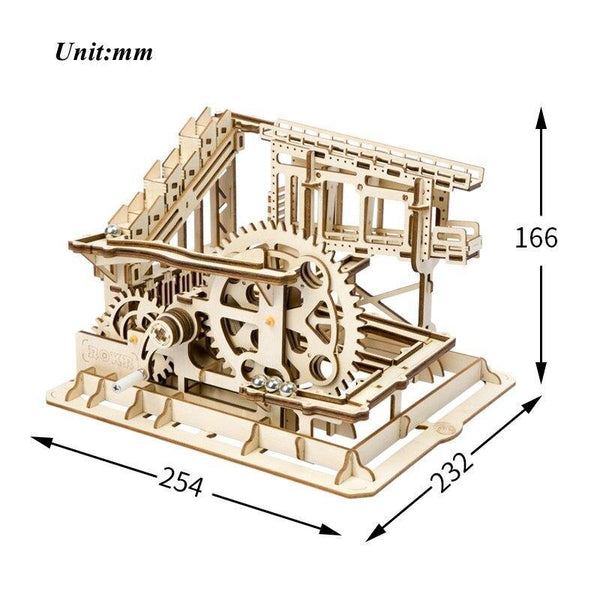 Puzzle 3d bois mécanique Montagnes Russes Cog Coaster