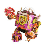 Puzzle 3D bois mécanique Robot Steampunk