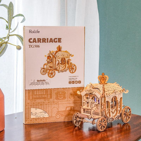 package puzzle 3d carrosse royal rokr robotime rolife