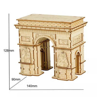 Puzzle 3D bois | Arc de Triomphe - Golemites