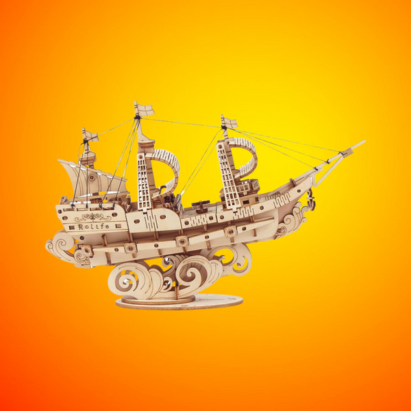 Bricolage classique croisière bois Puzzles ensemble 3D briques de Bricolage classique croisière bois Puzzles ensemble 3D briques de