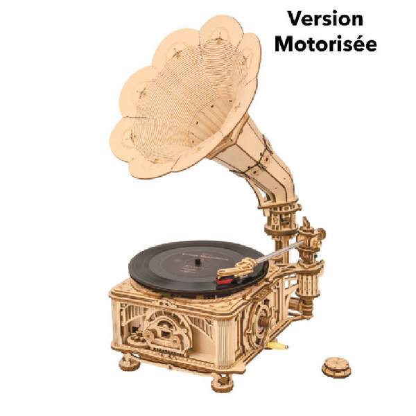 ROKR  Maquette Bois Gramophone Classique – Rokr Puzzle