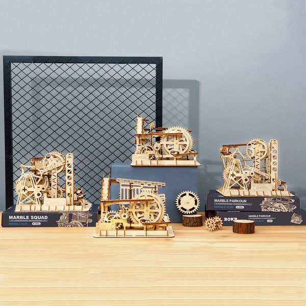 Maquette 3D circuit à bille Explorer - Puzzle 3D Robotime en bois