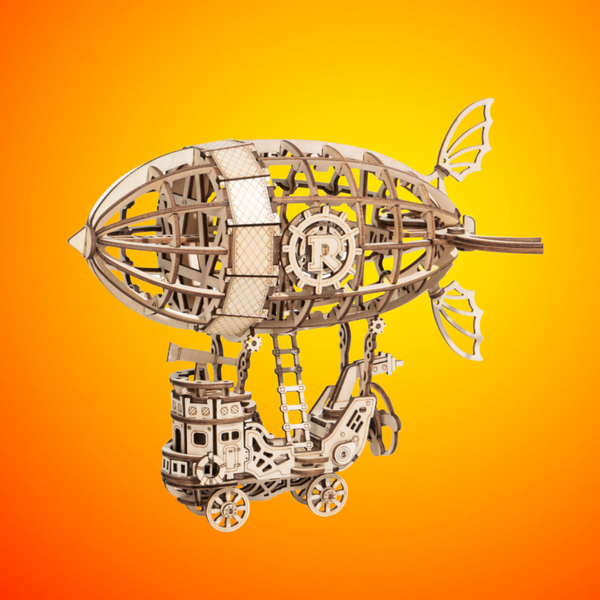 Rolife Zeppelin Dirigeable Puzzle 3D Maquette Bois,Modélisme pour A
