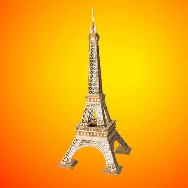 Maquette 3d en bois de la Tour Eiffel