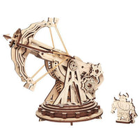puzzle 3D Bois baliste rokr robotime golemites avec cible et flechettes