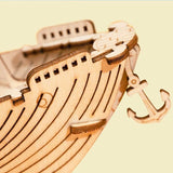 ancre bateau de peche en bois puzzle maquette