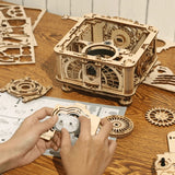 mecanisme puzzle 3d en bois gramophone