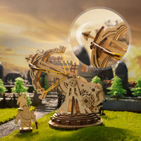 maquette Bois baliste rokr robotime golemites