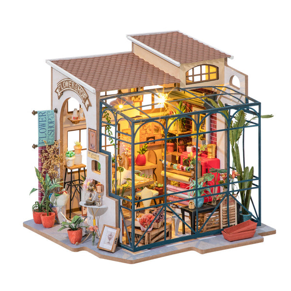 Robotime Rolife – livre de bricolage Nook japonais Sakura Densya avec  insertion d'étagère, maison de poupée Miniature en bois avec Kits de  meubles, cadeau de noël - AliExpress