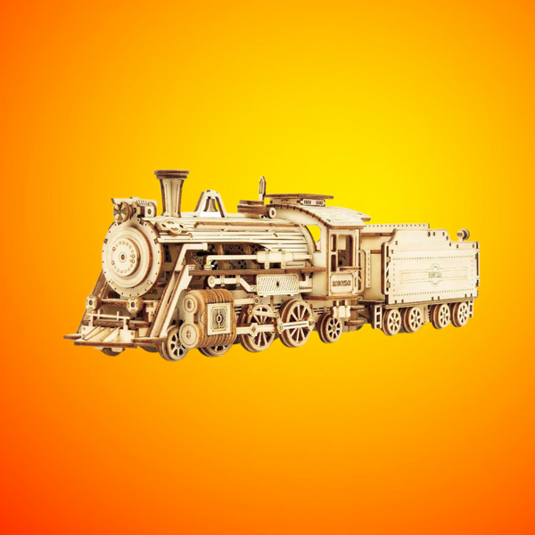 ROBOTIME Puzzle 3D Maquette de Train Sakura en Bois avec Lumière LED ROBOTIME Puzzle 3D Maquette de Train Sakura en Bois avec Lumière LED