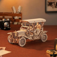 ROKR - PUZZLE 3D BOIS - ROKR | Voiture Ancienne MC801 - MC801 - Golemites - Rokr