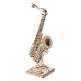 maquette en bois saxophone golemites