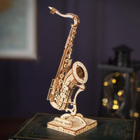 puzzle 3d en bois saxophone rolife