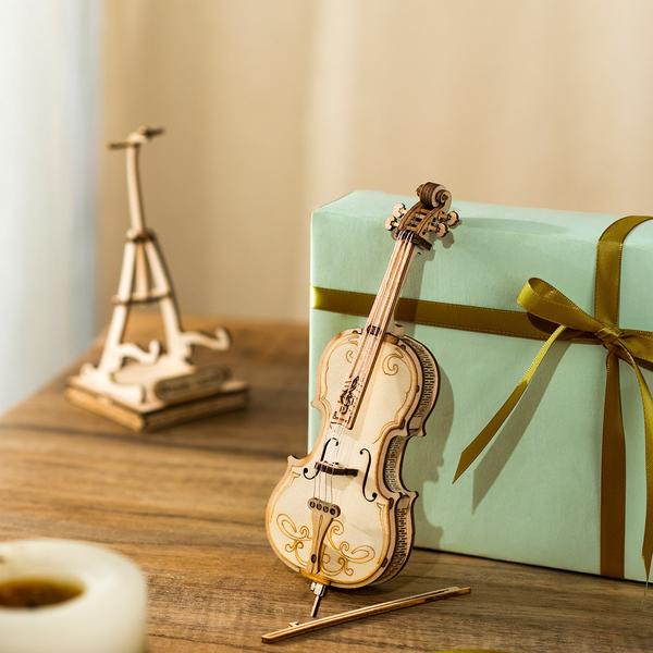 Rolife | Maquette Bois Violoncelle