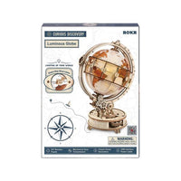Rokr | Maquette Bois Globe Lumineux à LED
