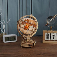 Rokr | Maquette Bois Globe Lumineux à LED